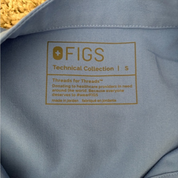 Figs Blue Scrub Set - Picture 2 of 3